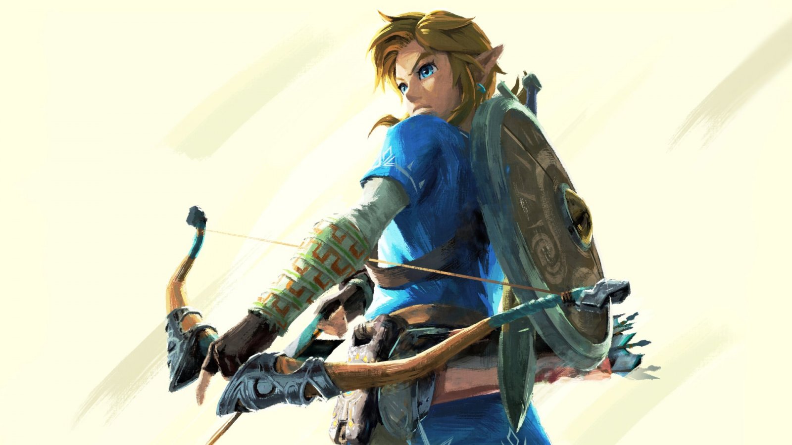 Link in un artwork di The Legend of Zelda: Breath of the Wild